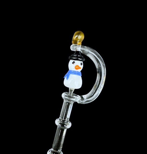 Glass Dab Tool - Snowman Spin