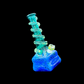 Soft Glass Water Pipe - Sandbox (12.5")