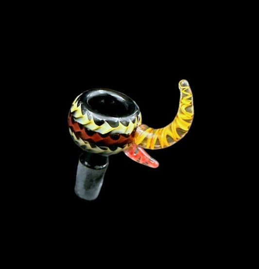 Glass Bowl - Double Horn (14mm)