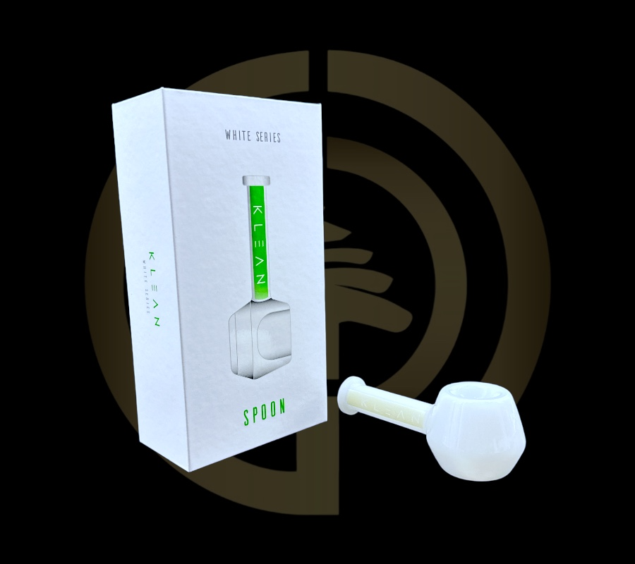 KLEAN Glass - White Series - Spoon (4")