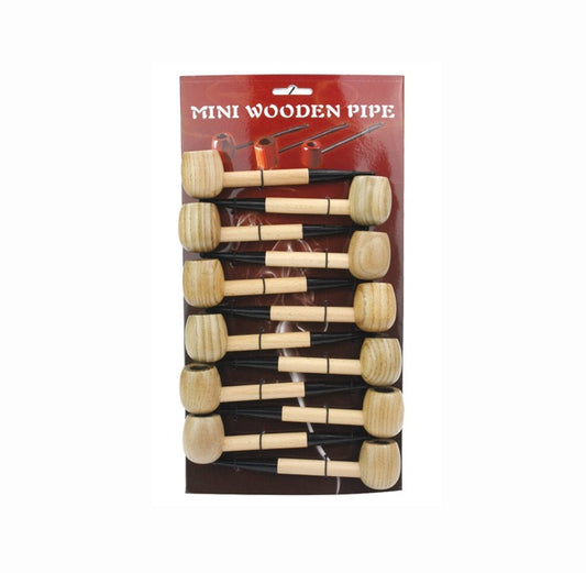 Mini Wooden Pipe Display (12pcs)