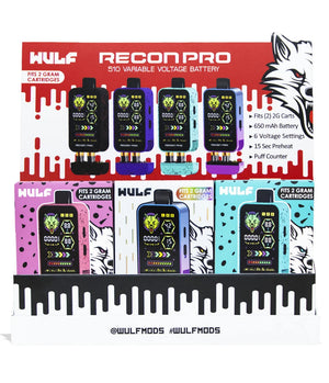 Wulf - Recon Pro Dual 510 Thread Battery (9ct)