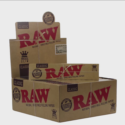 RAW - 648 King Size Slim Papers (50 packs)