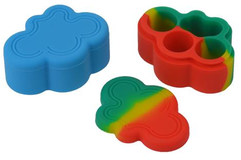 Silicone Container - Small Cloud (2.5")