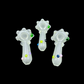Glow in the Dark Glass Hand Pipe - Pebbles (5")