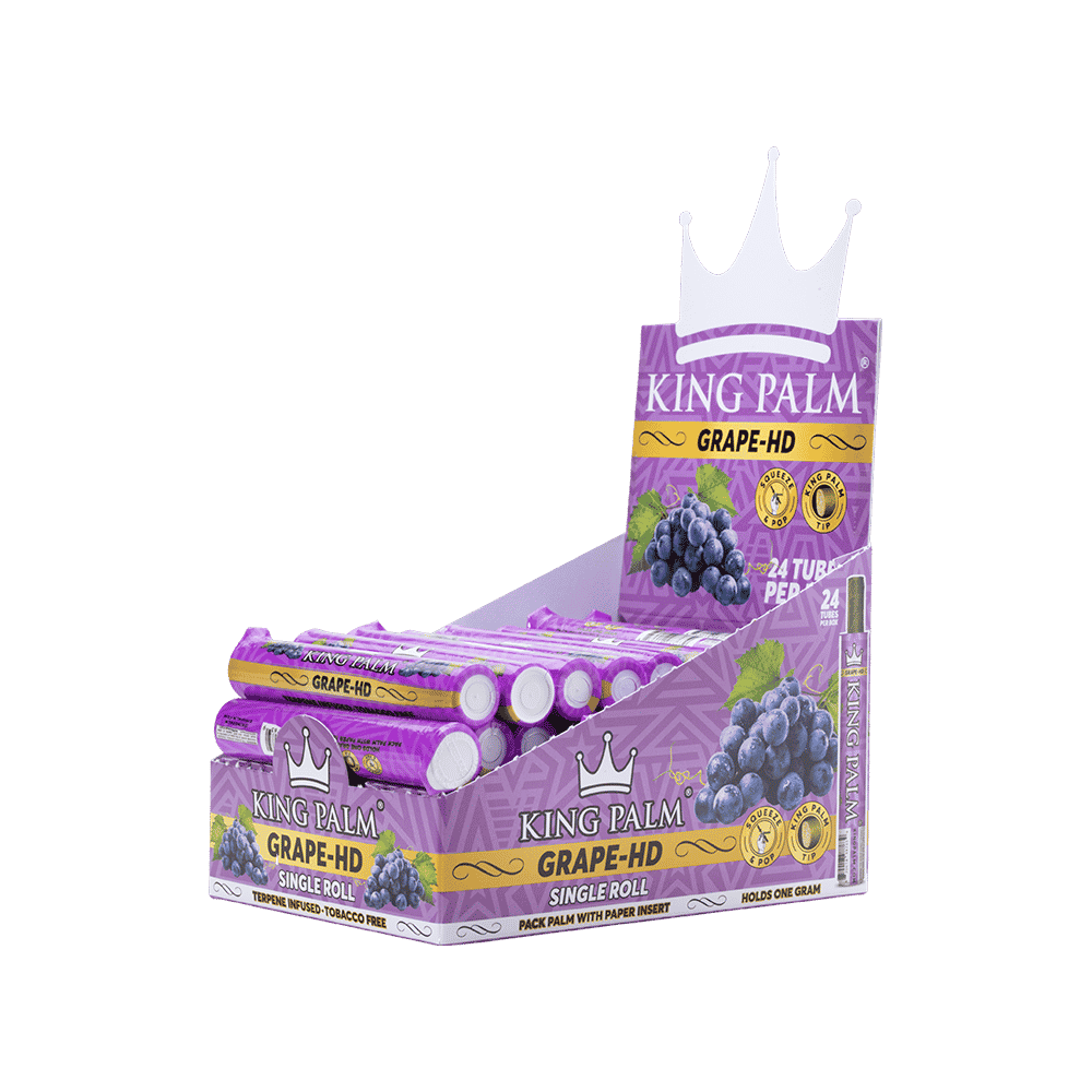 King Palm - Grape HD (Single Rolls)(24ct)