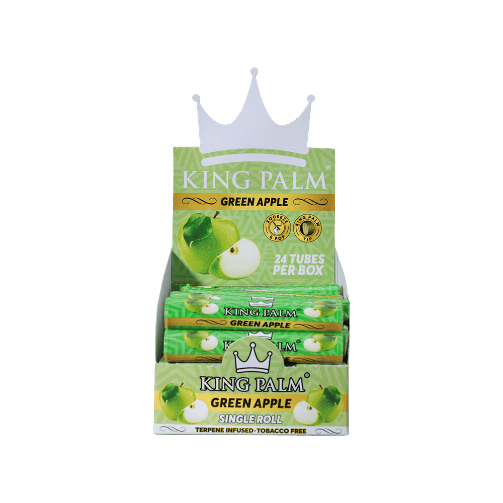 King Palm - Green Apple (Single Rolls)(24ct)