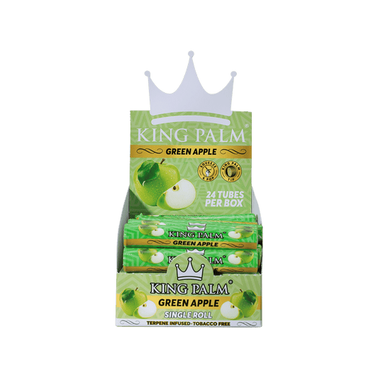 King Palm - Green Apple (Single Rolls)(24ct)