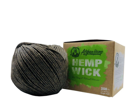 Afghan Hemp - Hemp Wick (250ft)