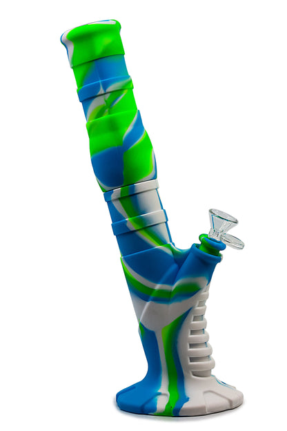 Silicone Water Pipe - Leaning Tower (13")