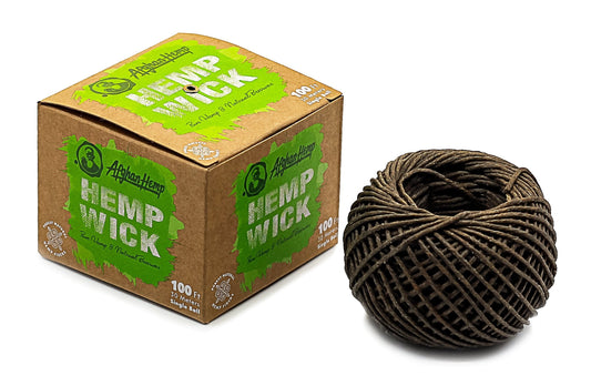 Afghan Hemp - Hemp Wick (100ft)