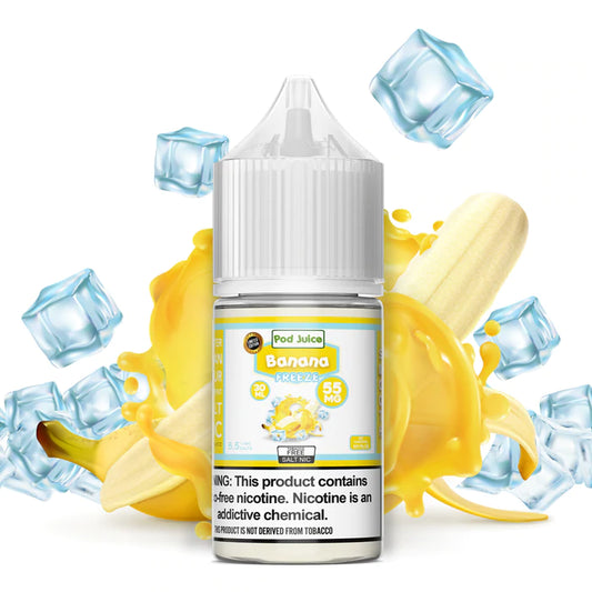 Pod Juice -Banana Freeze (55mg)(30ml)(IN STORE ONLY)