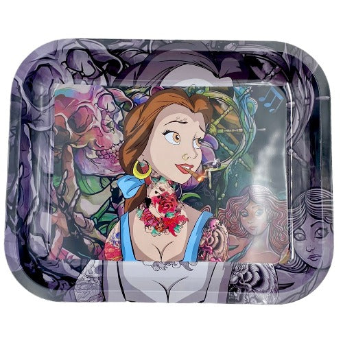 Metal Rolling Tray - Tatted Princess (14"x11.5")