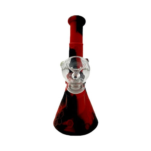 Silicone Water Pipe - Mini Honeycomb (6.75")