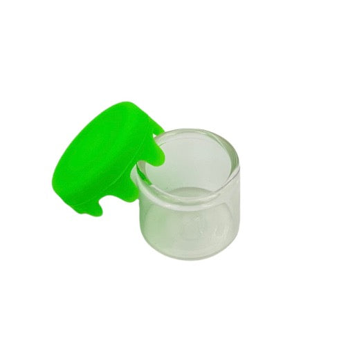 Dab Container - Glass/Silicone Drip
