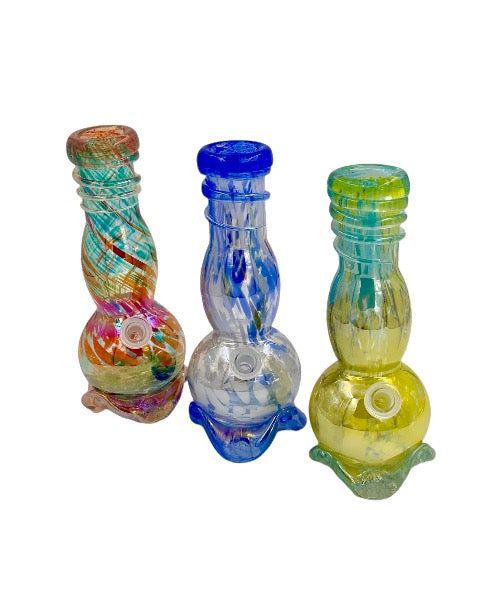 Soft Glass Water Pipe - Tornado (10")