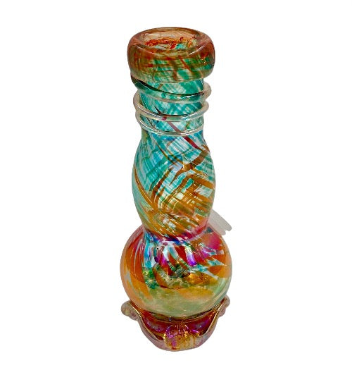 Soft Glass Water Pipe - Tornado (10")