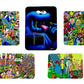 Silicone Dab Mat - Cartoon Crazy (10.75" x 8") (5 Styles)