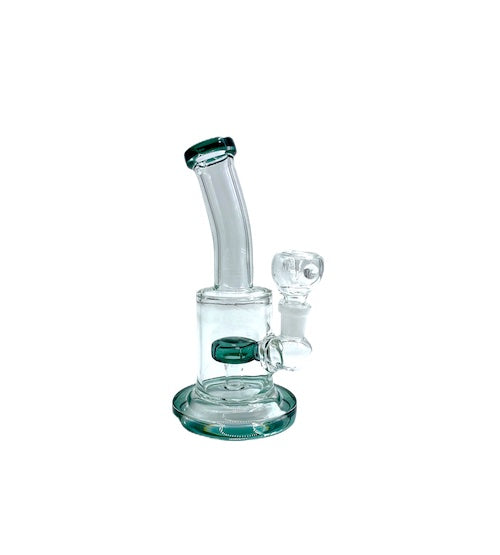 Mini Water Pipe - Mushroom Perc (7")