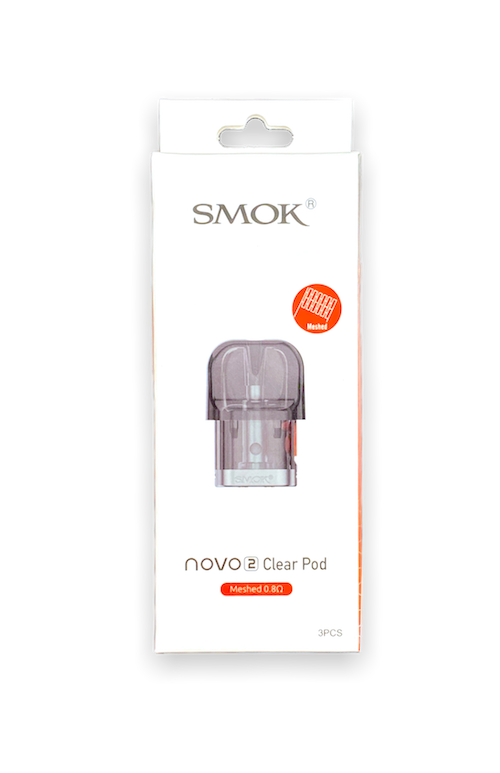 Smok - Novo 2 Clear Pod (Mesh 0.8Ω)(3pk)