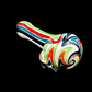 Glass Hand Pipe - American ZigZag (5")