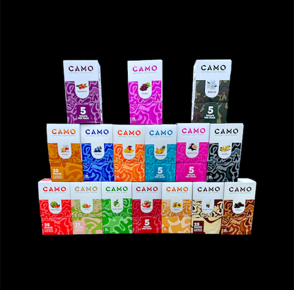 CAMO Self Rolling Herbal Tea Wraps (16 Flavors)