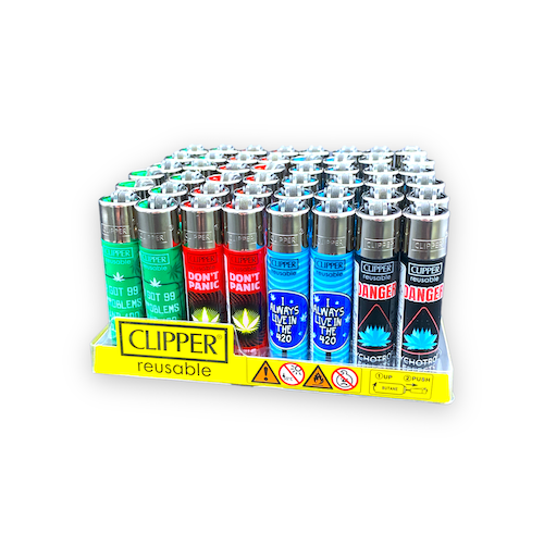 Clipper Lighters - Plant Sayings (48pcs)