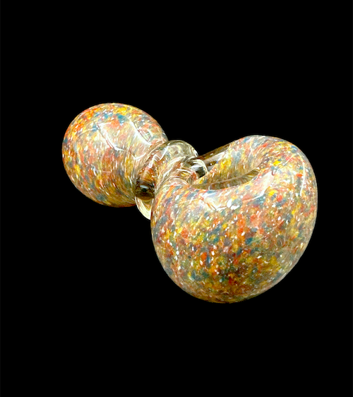 Glass Hand Pipe - Double Bubble (3.5")