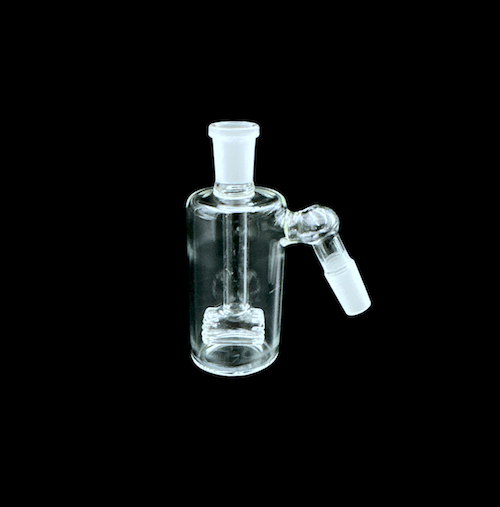 Glass Ash Catcher - Barrel (14mm)(45 degrees)