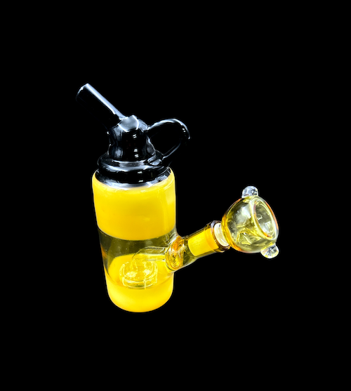 Glass Water Pipe - Baby Bottle (6")