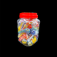 Glass Hand Pipe Jar - Swirls and Cones (4")(32ct)