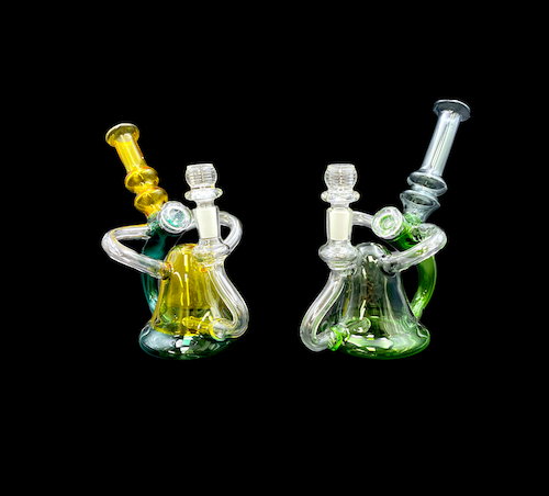 Recycler Water Pipe - Cannon (7")