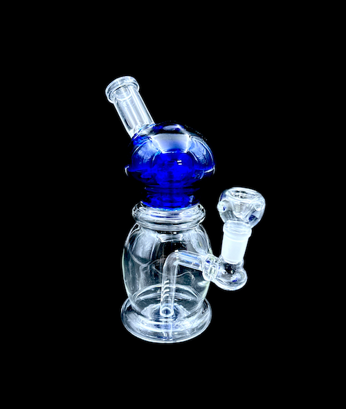Glass Water Pipe - Bubble Head (7.5")
