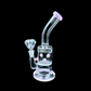 Glass Water Pipe -Freckles (8")