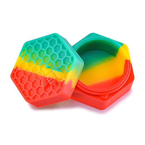 Silicone Container - Hexabee (2")