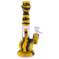 Silicone Water Pipe - Bee Hive (9")(2 in 1)