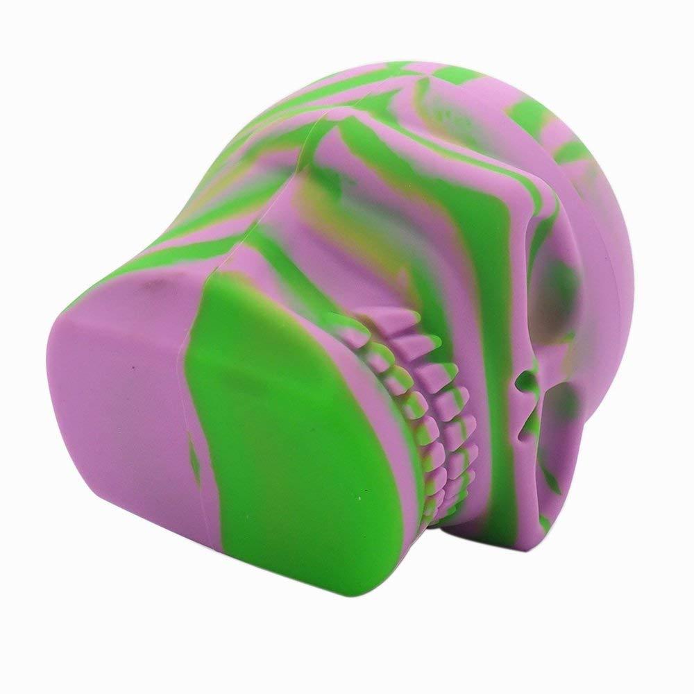 Silicone Container - Large Skull (5")