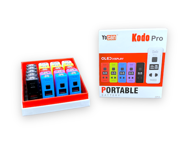 Yocan Kodo Pro Cartridge Battery (Display of 20)