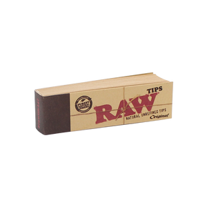 RAW - 773 Unbleached Roll Up Tips (50 packs)