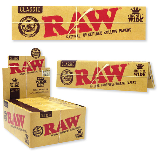 RAW - Classic King Size Wide (50 packs)