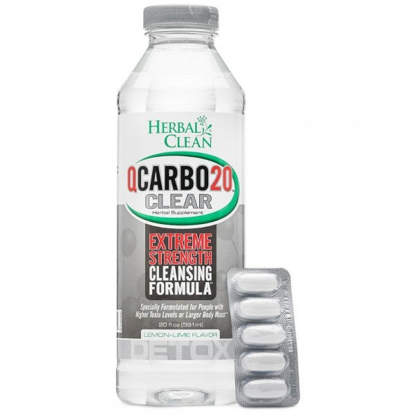 Q Carbo 20 Clear - Extreme Strength (20oz) + 5 tablets