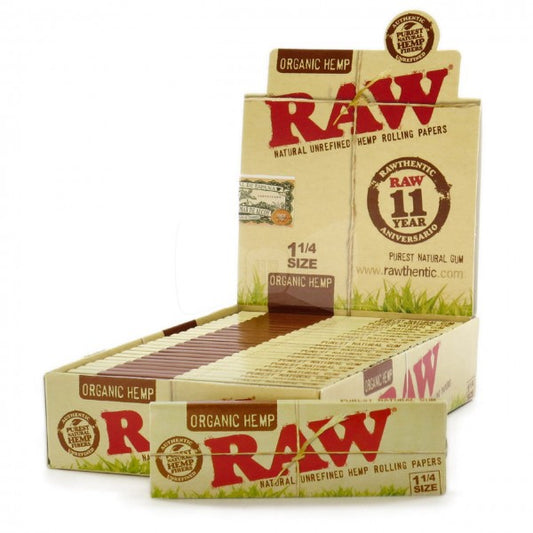 RAW - Organic 1 1/4 Papers (24 packs)
